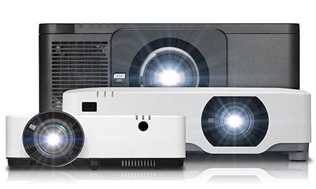 Three projectors